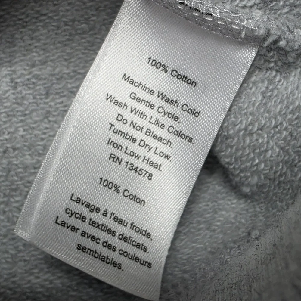 Vineyard Vines Sweater Mens S Gray Collegiate Shep Pullover Zip‎ Mock Sweatshirt